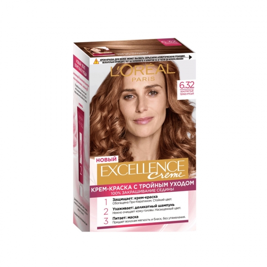 Ներկ մազի Loreal Excellence  6.32