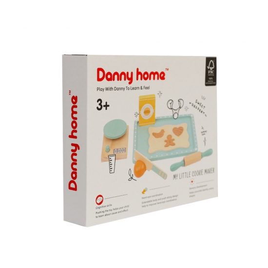 Խաղ հավաքածու փայտե My little Cookie Maker Danny home F9ED-8194 