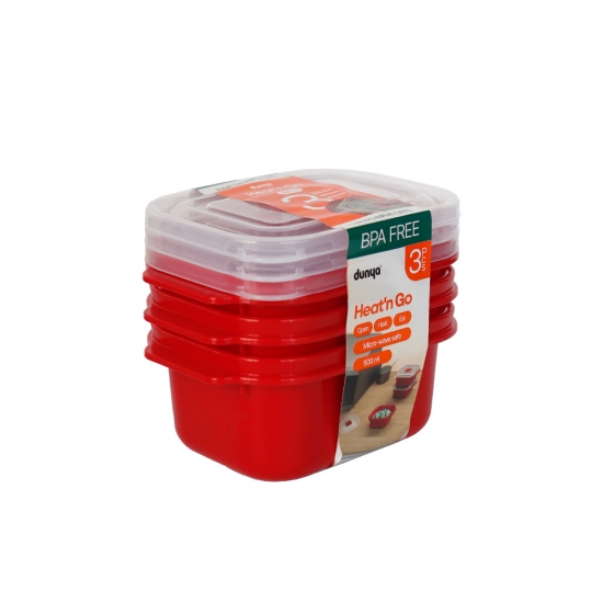 Տարաների հավաքածու փականերով օթափոխիչով Dunya 31241 
