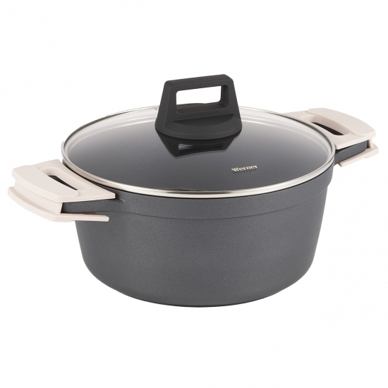 Կաթսա WERNER Nero ապակյա կափարիչ 52087 
