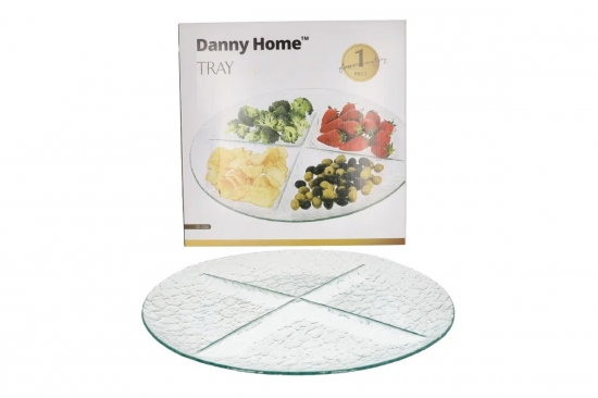 Ապակյա կաբարետնիցա մատուցման ափսե Danny Home SD-036