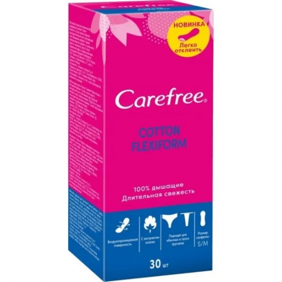 Հիգիենիկ միջադիրներ ամենօրյա Carefree 30/32/34 flexiform 30