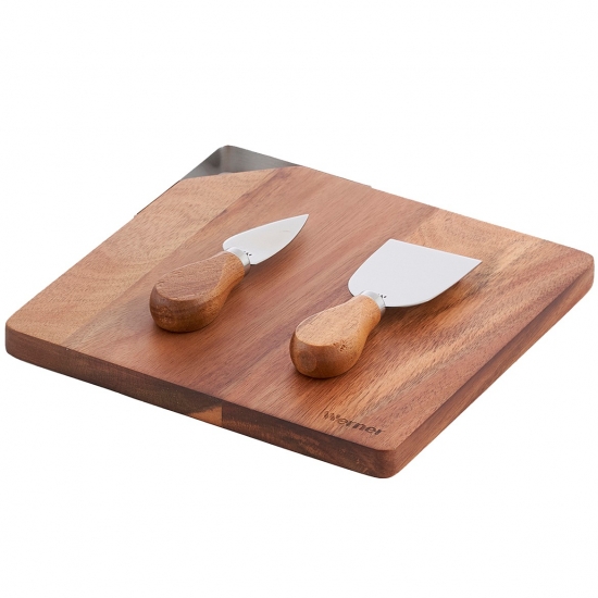 Հավաքածու պանրի դանակների WERNER Organic տախտակով 52208  
