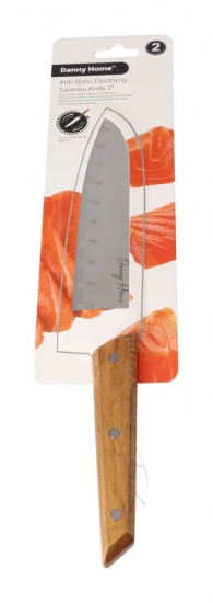 Դանակ խոհանոցային փայտե պոչով Danny Home DH3832 Santoku