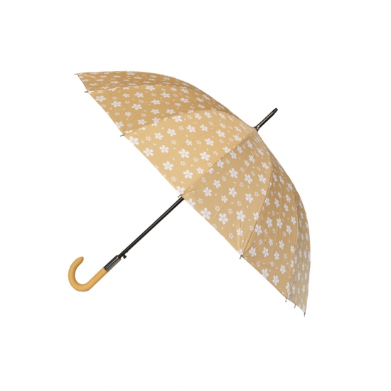 Կանացի անձրևանոց ծաղկավոր կիսաավտոմատ՝ կոր բռնակով 11-17 RST1400