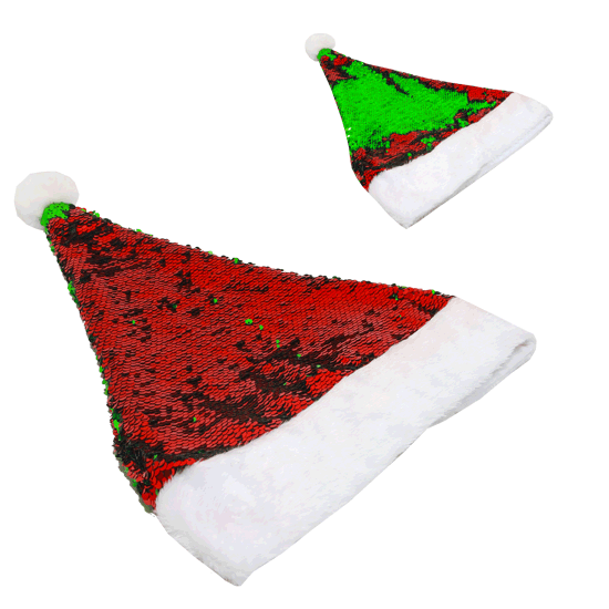 Գլխարկ Ձմեռ Պապիկի  փուլերով