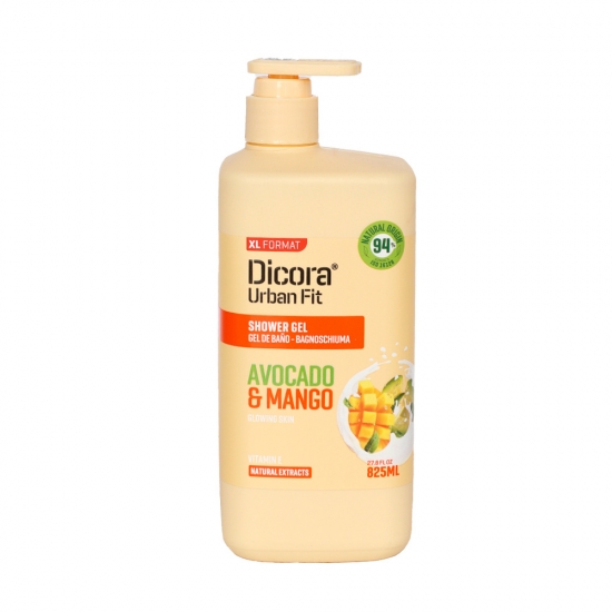 Գել լոգանքի Dicora Urban Fit  Avocado & Mango 8009
