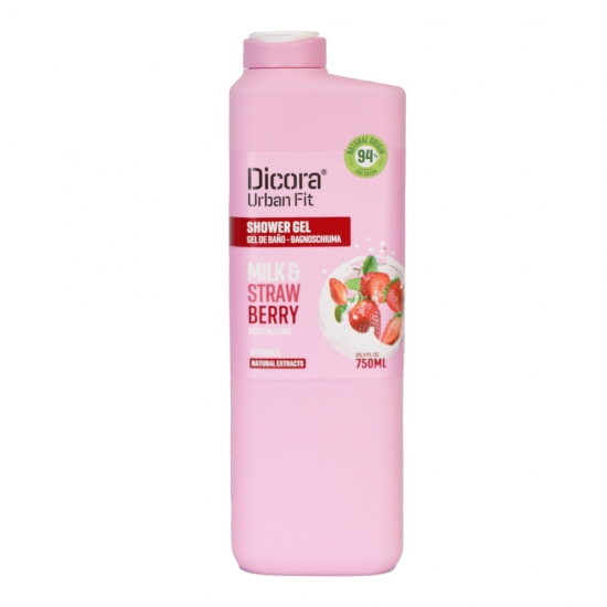 Գել լոգանքի Dicora Urban Fit Milk & Strawberry