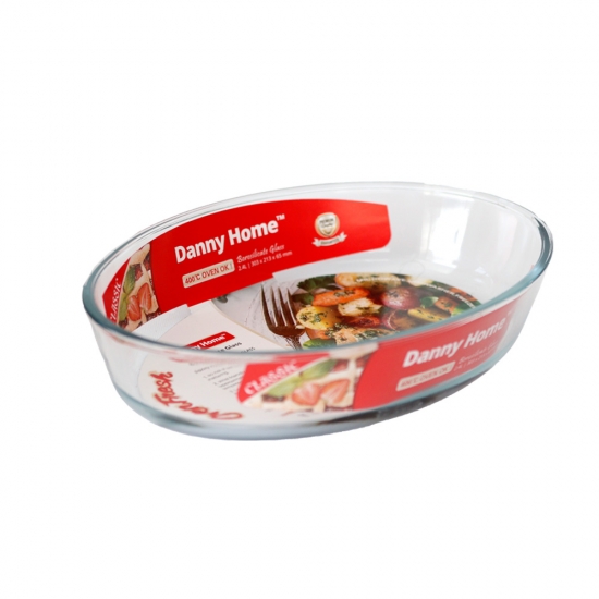 Հրակայուն տարա ապակյա օվալ Danny Home KP008