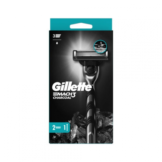 Ածելի Gillete Mach3 Charcoal R+2
