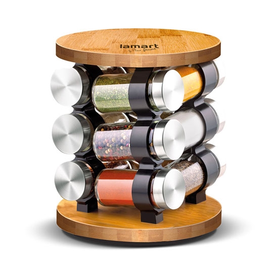 Հավաքածու համեմունքի տարաներ տակդիրով ի Lamart Sapor LT7051 
