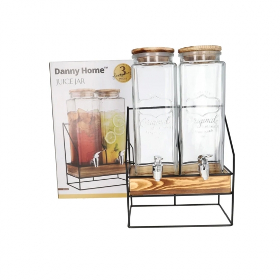 Տարա ապակե հյութի կափարիչով/ծորակով Danny Home SD-035  