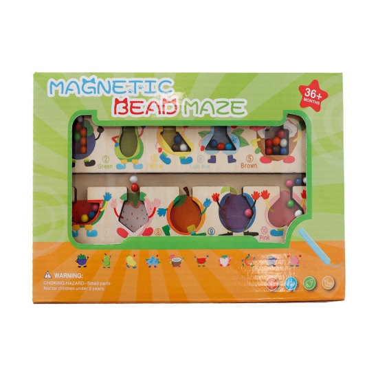 Խաղ զարգացնող 29-11 մագնիսական ուլունքներ փայտե 