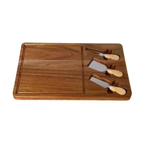 Հավաքածու պանրի դանակ + տախտակ Danny Home CZT41-02 