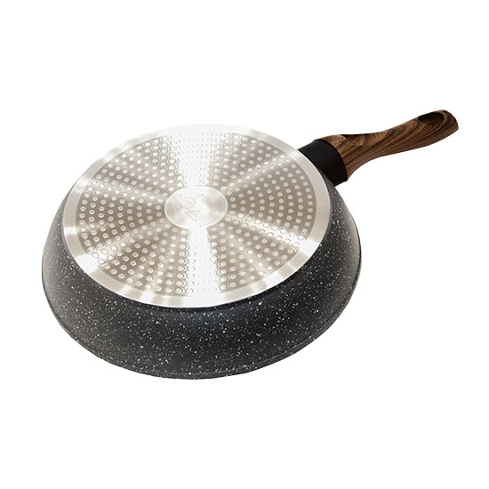 Թավա առանց կափարիչ Danny Home կլոր գրանիտեպատ W0126 26սմ նախշով պոչ