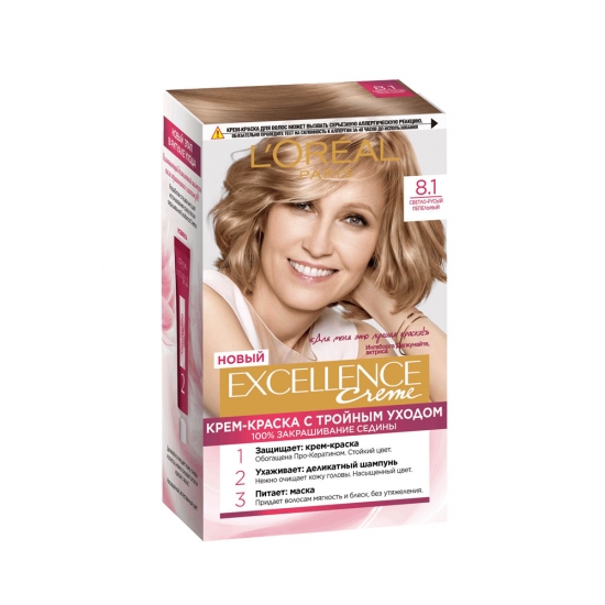 Краска для волос Loreal Excellence  8.1
