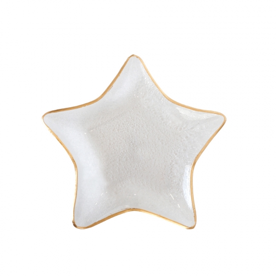 Մրգաման ապակյա աստղ Danny Home  RW11-01 եզրը ոսկեզօծ 
