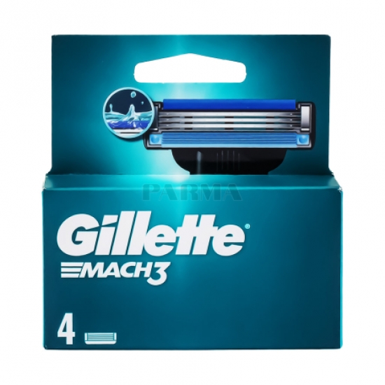 Փոխարինող գլխիկ ածելիի Gillette Mach3