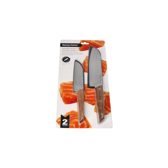 Դանակ խոհանոցային փայտե պոչով Danny Home DH3838 Santoku