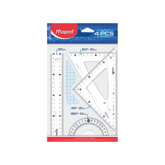 Քանոնների հավաքածու Maped 242820 4հ