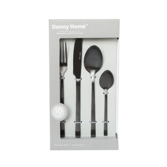 Հավաքածու դանակ, պատառաքաղ, գդալ Danny Home ZYB096-16MB 
