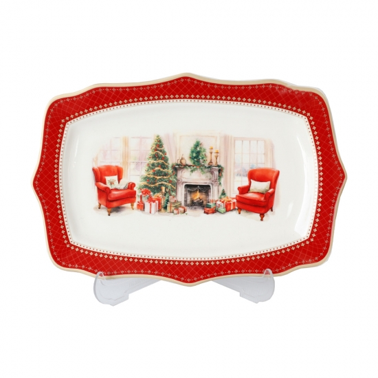 Ափսե մատուցման Fissman Christmas Eve ճենապակյա 16034 
