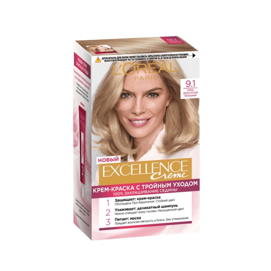 Ներկ մազի Loreal Excellence  9.1