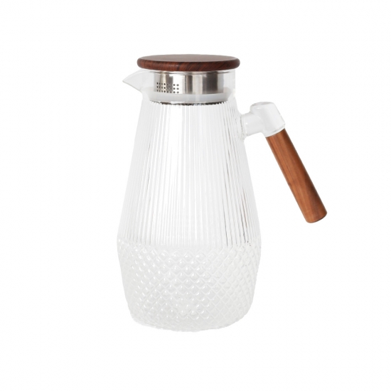 Ջրաման ապակյա 15-31 փայտե կափարիչ  