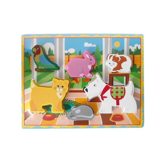 Խաղ զարգացնող փայտե 10-6 22x30սմ 