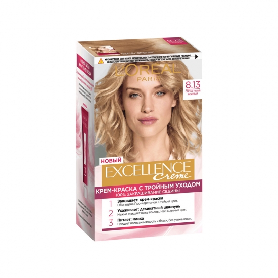 Ներկ մազի Loreal Excellence  8.13